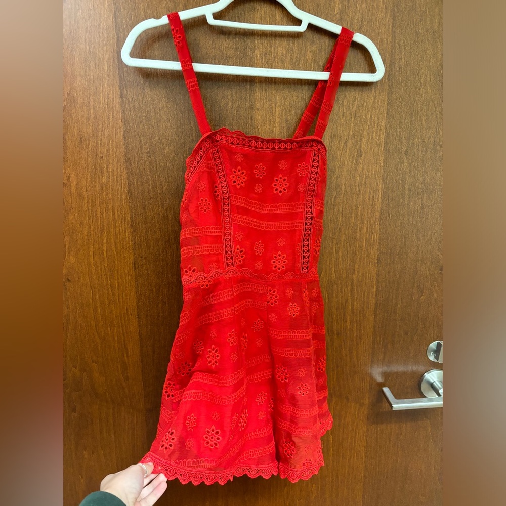 Red romper